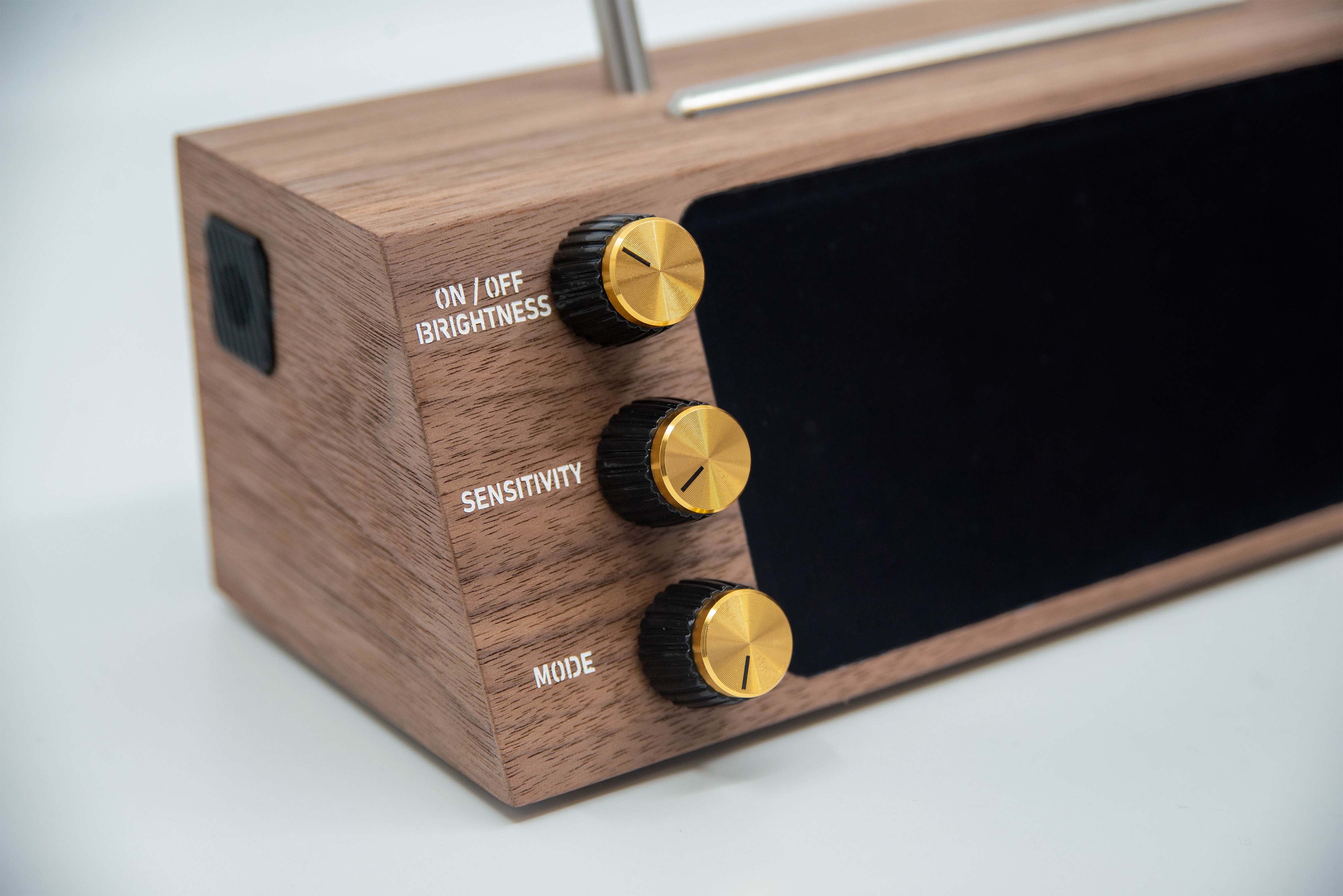 Perillas negras y doradas (juego de 3)