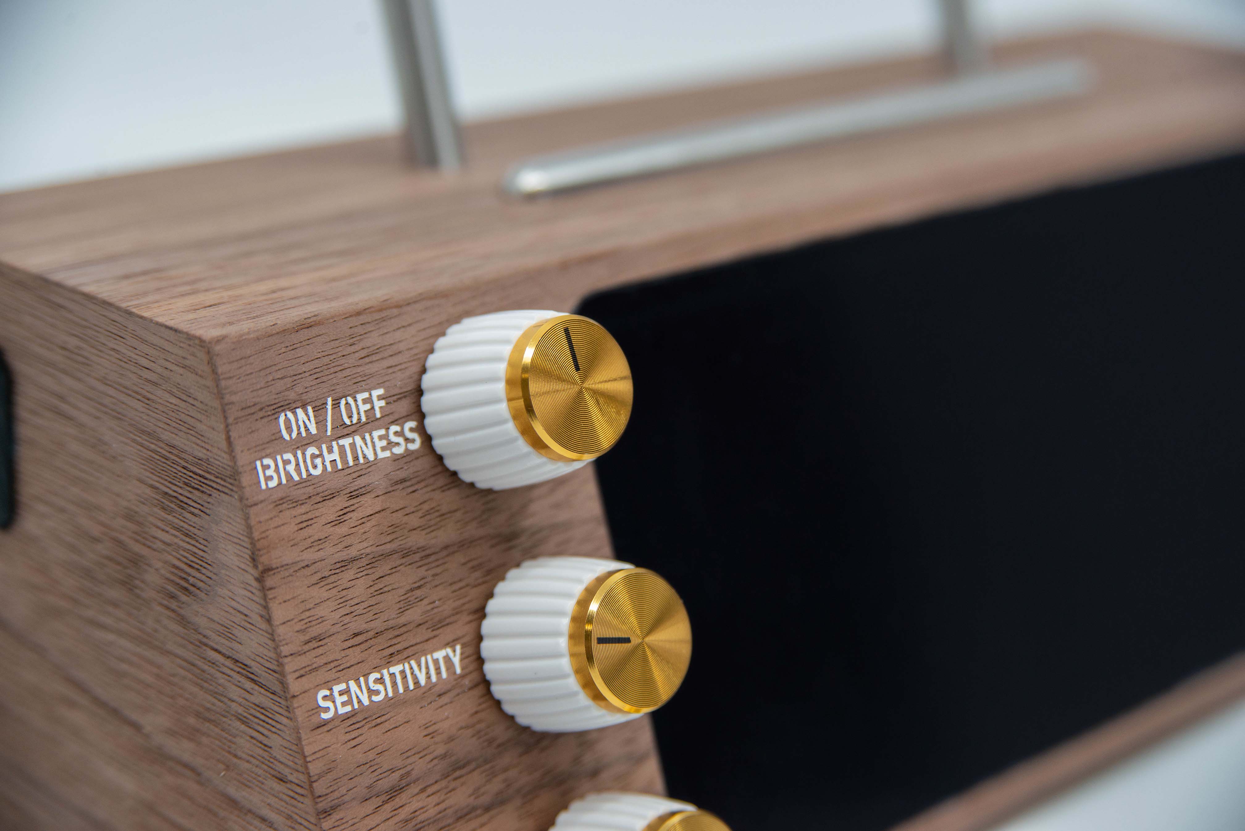 Perillas de oro blanco (juego de 3)