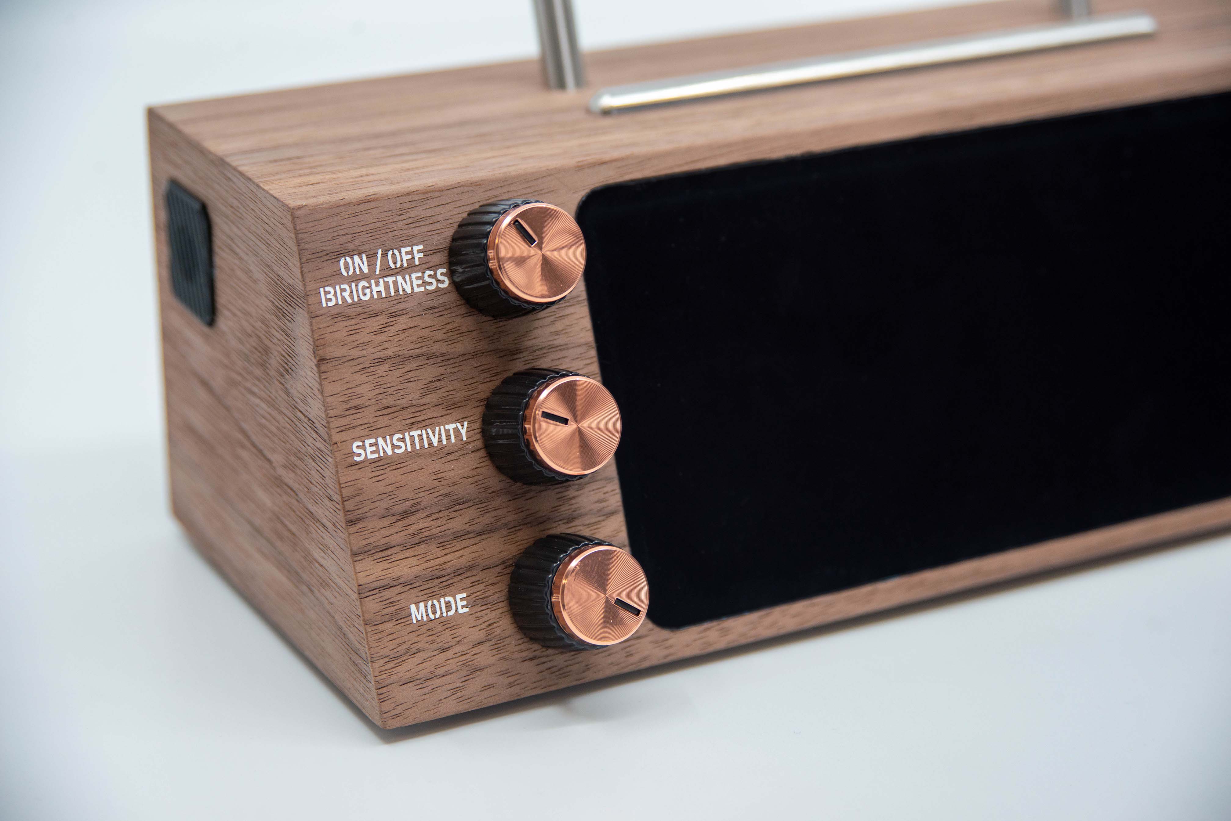 Perillas de color negro y oro rosa (juego de 3)