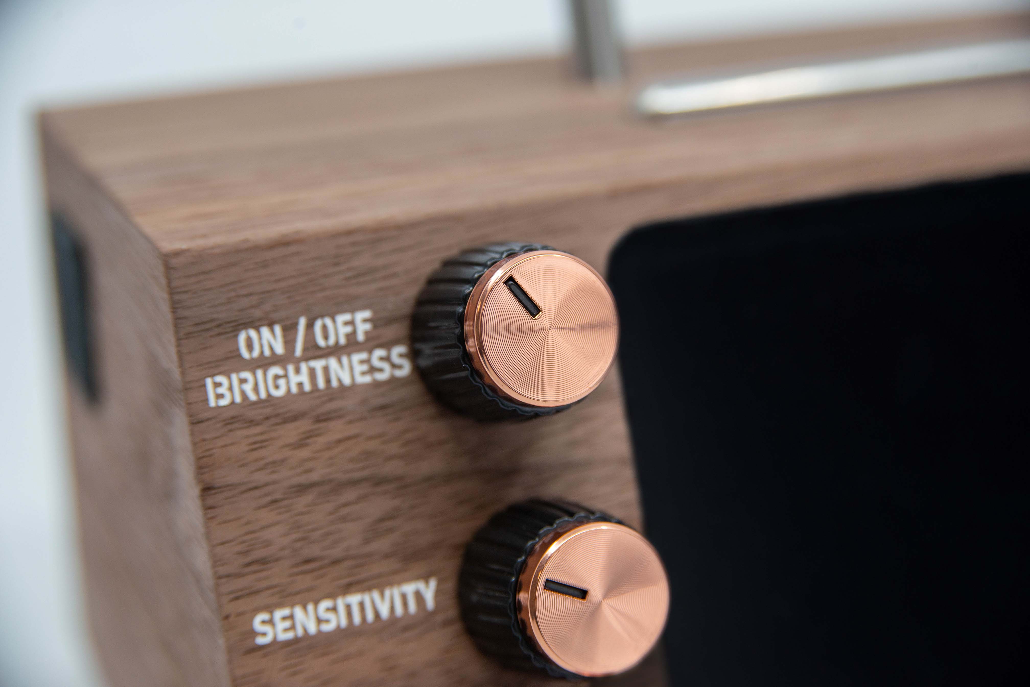 Perillas de color negro y oro rosa (juego de 3)