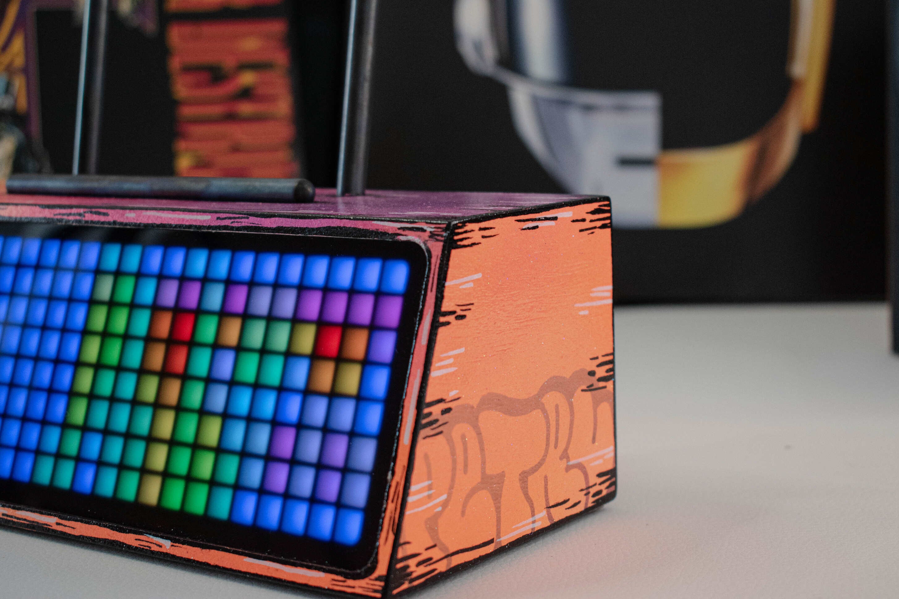Custom One-of-a-Kind Smart Now Playing Vinyl Record Stand