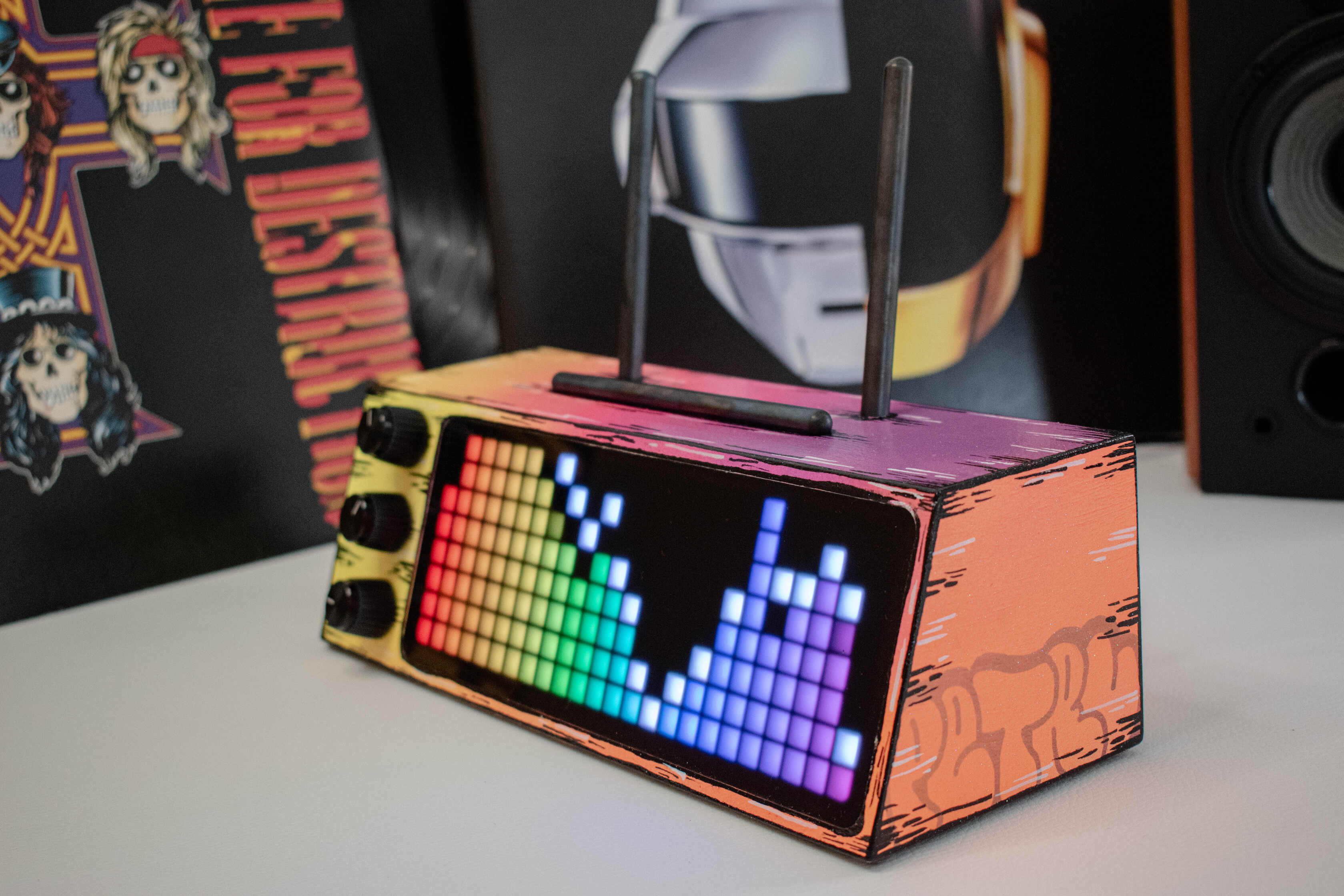 Custom One-of-a-Kind Smart Now Playing Vinyl Record Stand